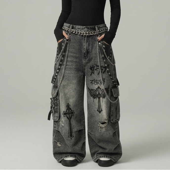 (K)night angels baGgy jeAns